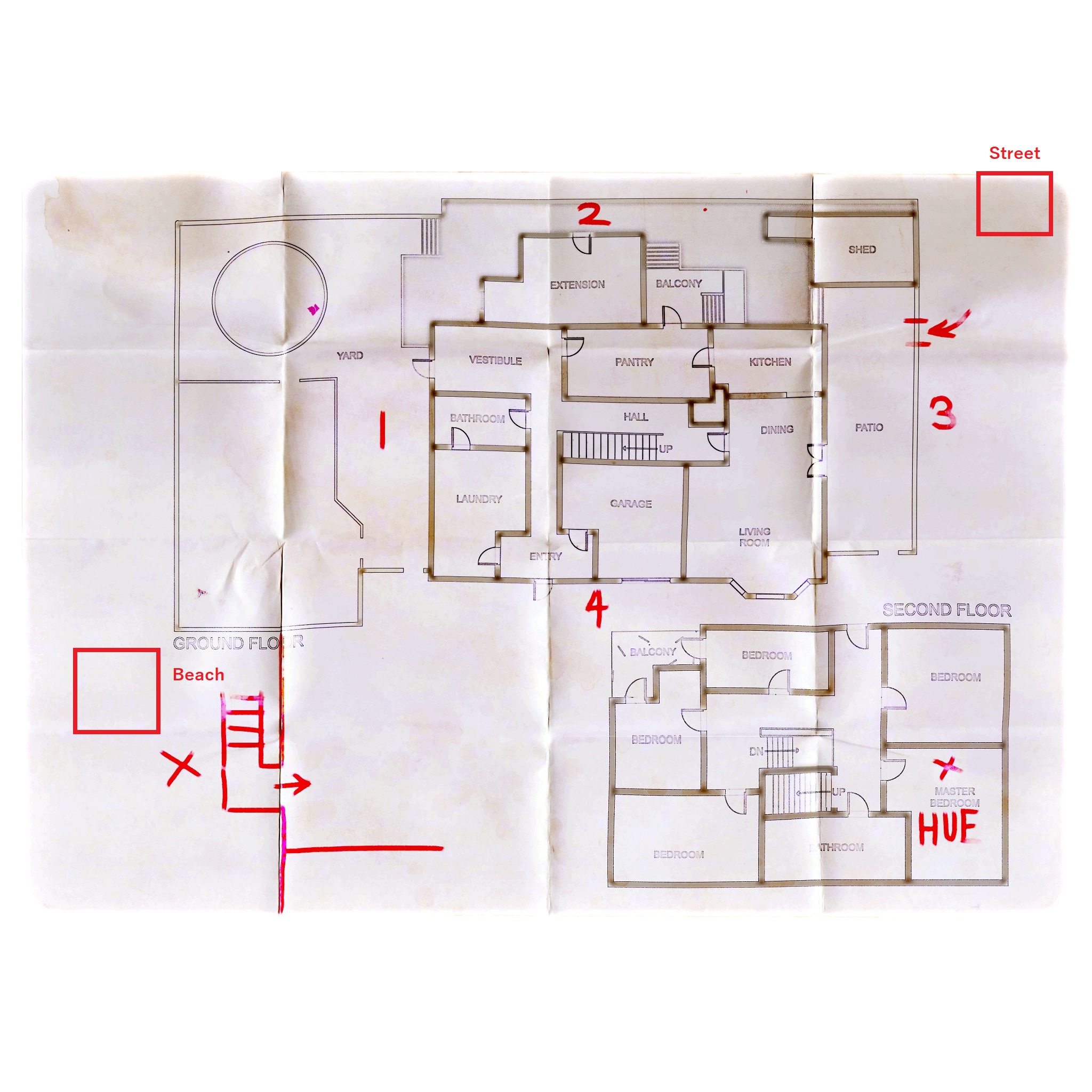  2Fの地図